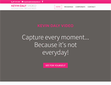 Tablet Screenshot of kevindalyvideo.ie